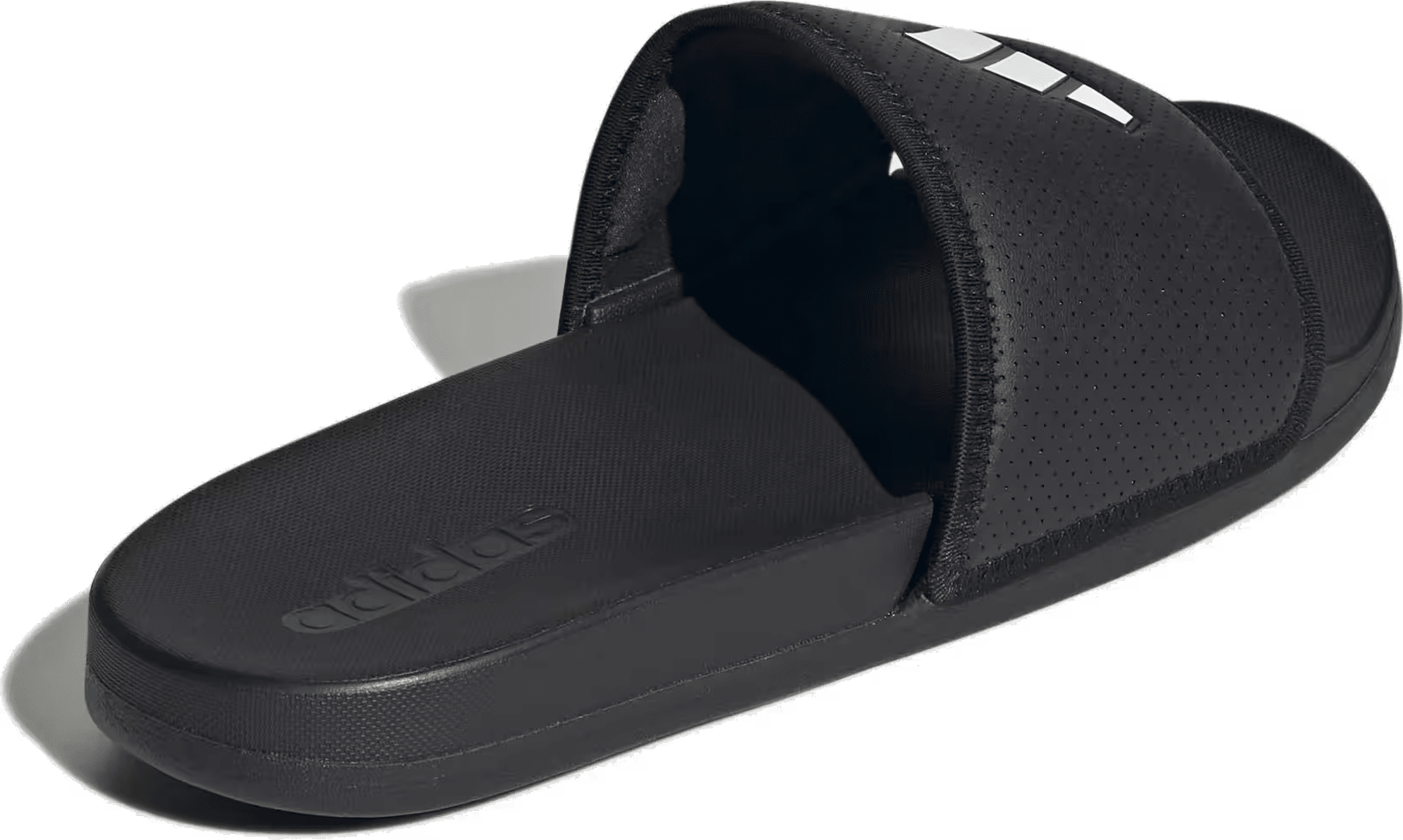 adidas Adilette Comfort Slides Black White