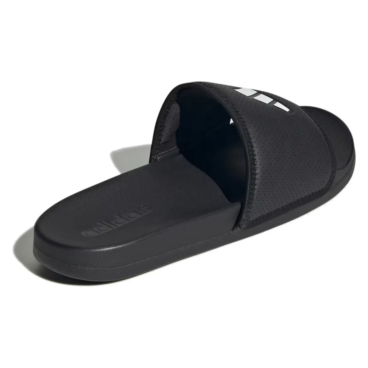 adidas Adilette Comfort Slides Black White