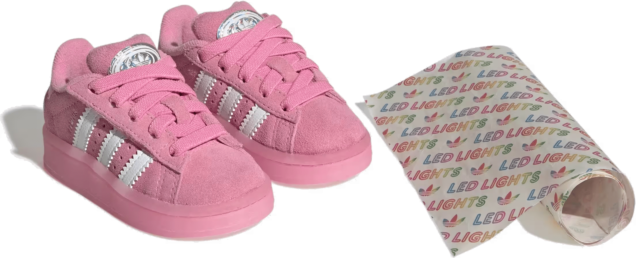 Adidas Campus 00s Kids "Led Lights - Bliss Pink"