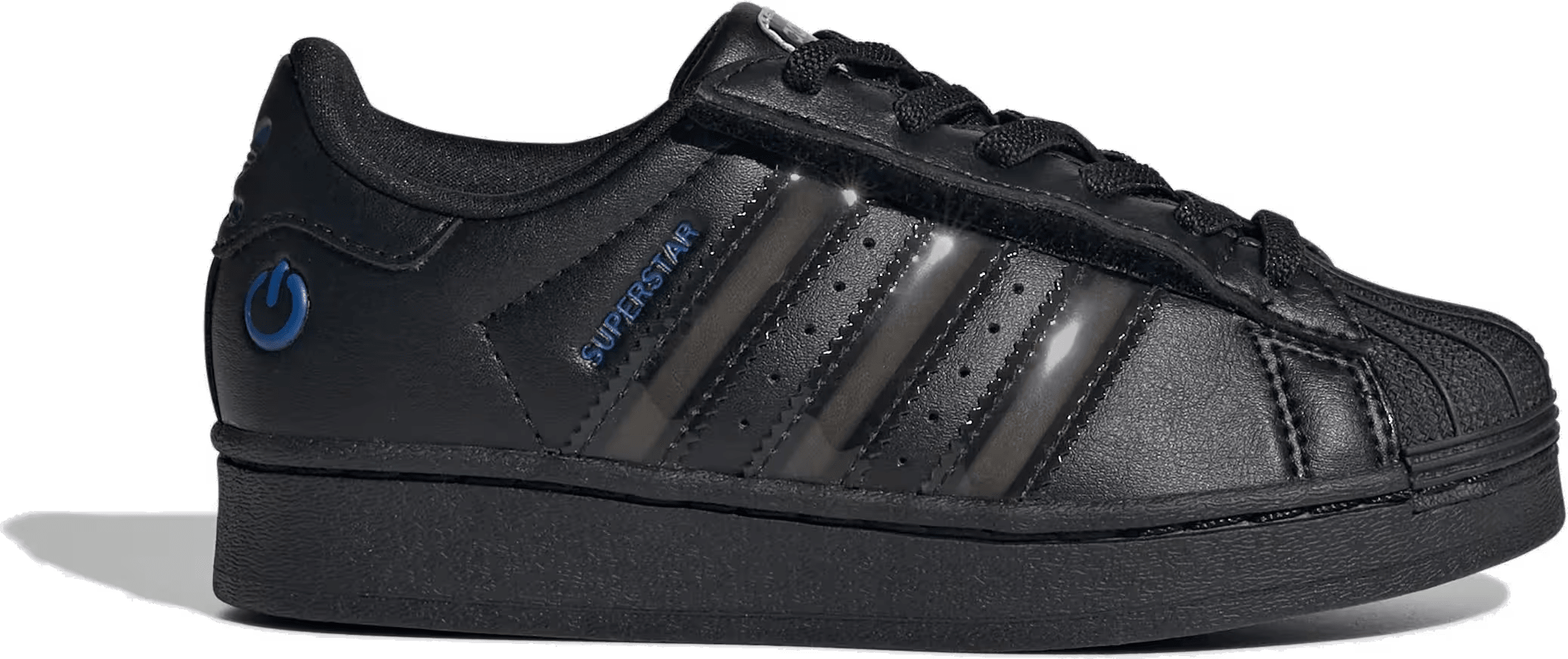 adidas Superstar LED Lights Comfort Closure Core Black Preloved Violet (PS)