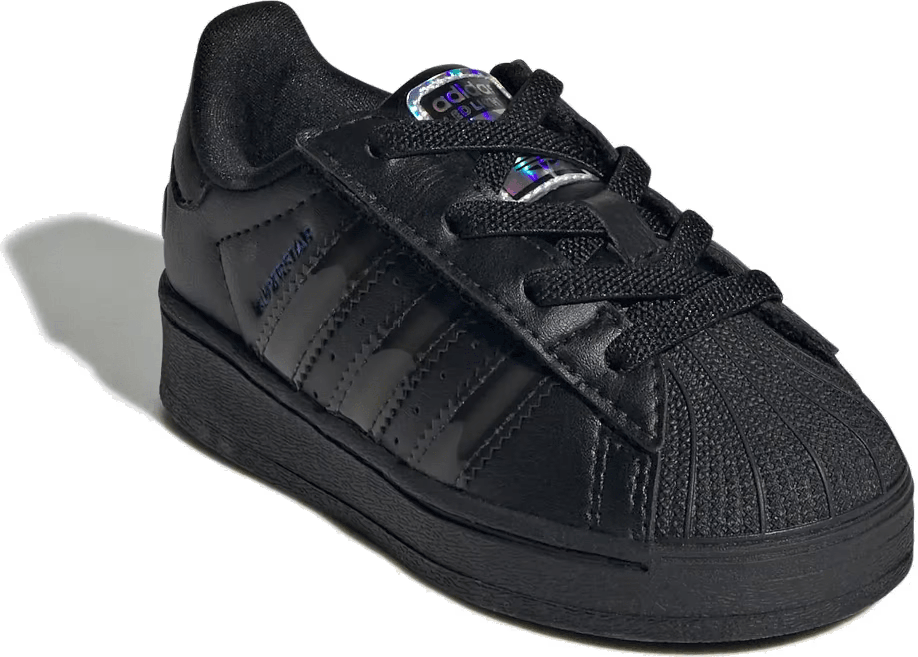 adidas Superstar LED Lights Comfort Closure Core Black Preloved Violet (TD)
