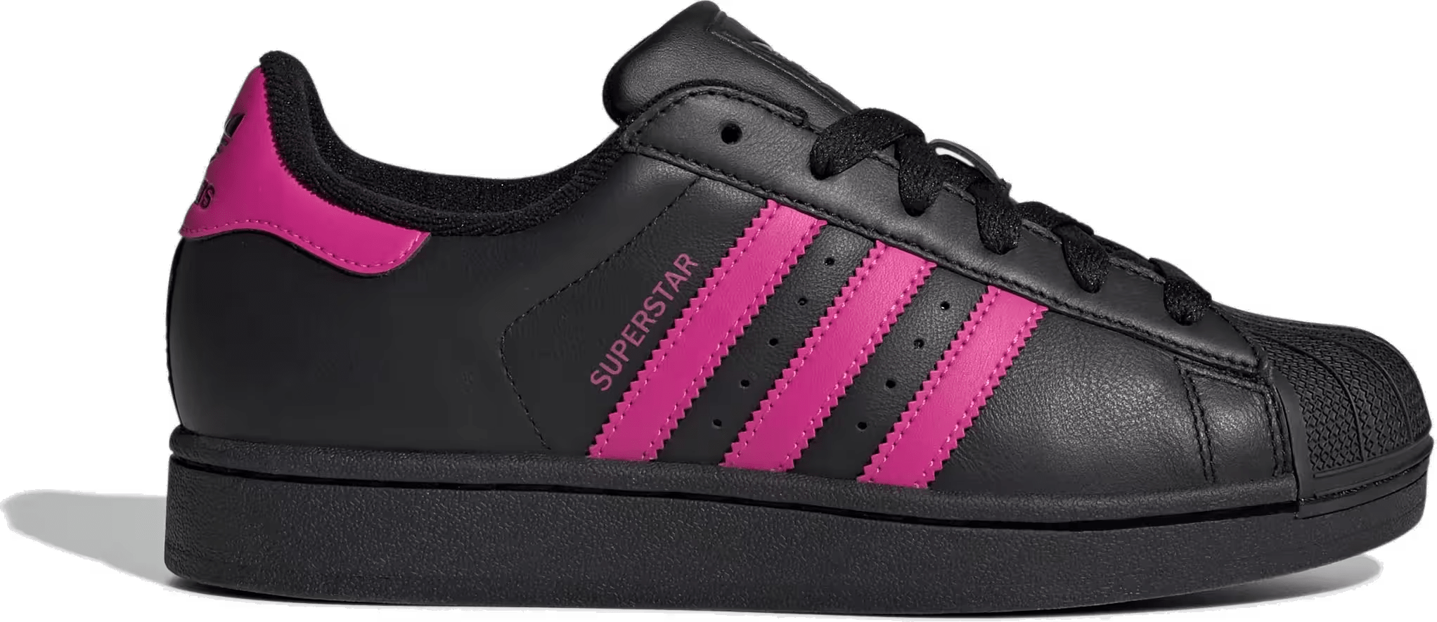 adidas Superstar II "Core Black Semi Lucid Fuchsia"