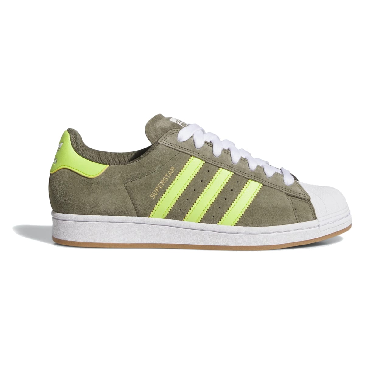 adidas Superstar Olive Strata Semi Solar Yellow Gold Metallic