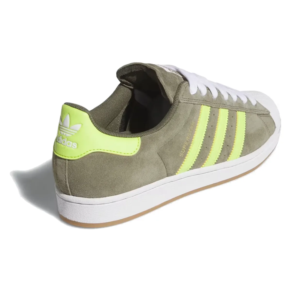 adidas Superstar Olive Strata Semi Solar Yellow Gold Metallic