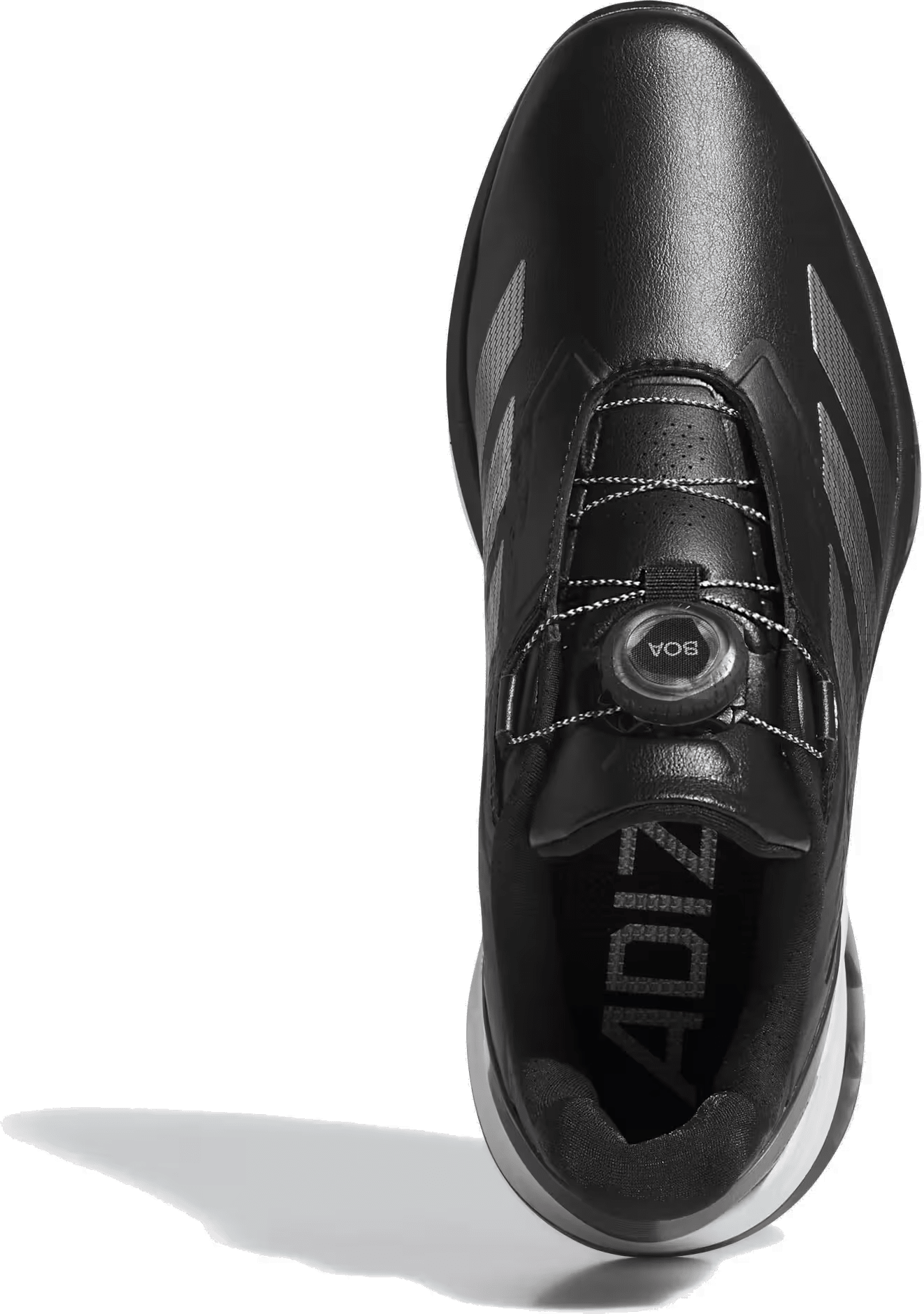 adidas Adizero ZG Lo BOA Spikeless Golf Black Silver Metallic