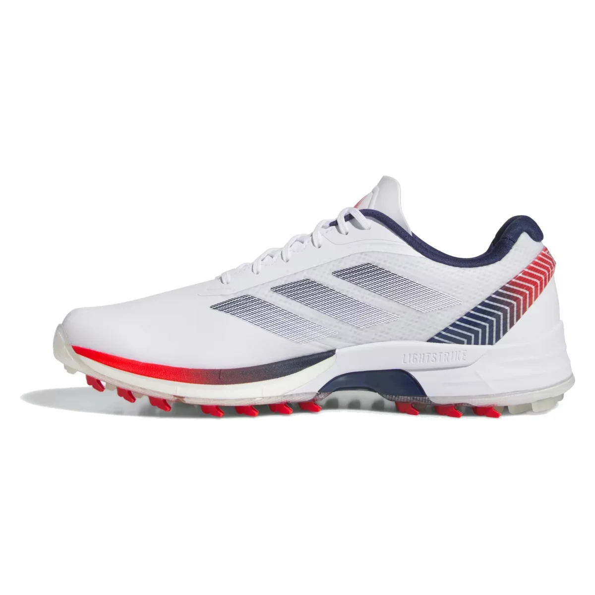 adidas Adizero ZG Spikeless Golf Cloud White Dark Blue Red