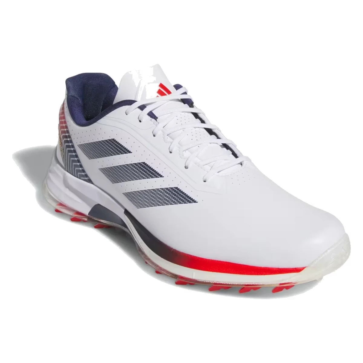 adidas Adizero ZG Spikeless Golf Cloud White Dark Blue Red