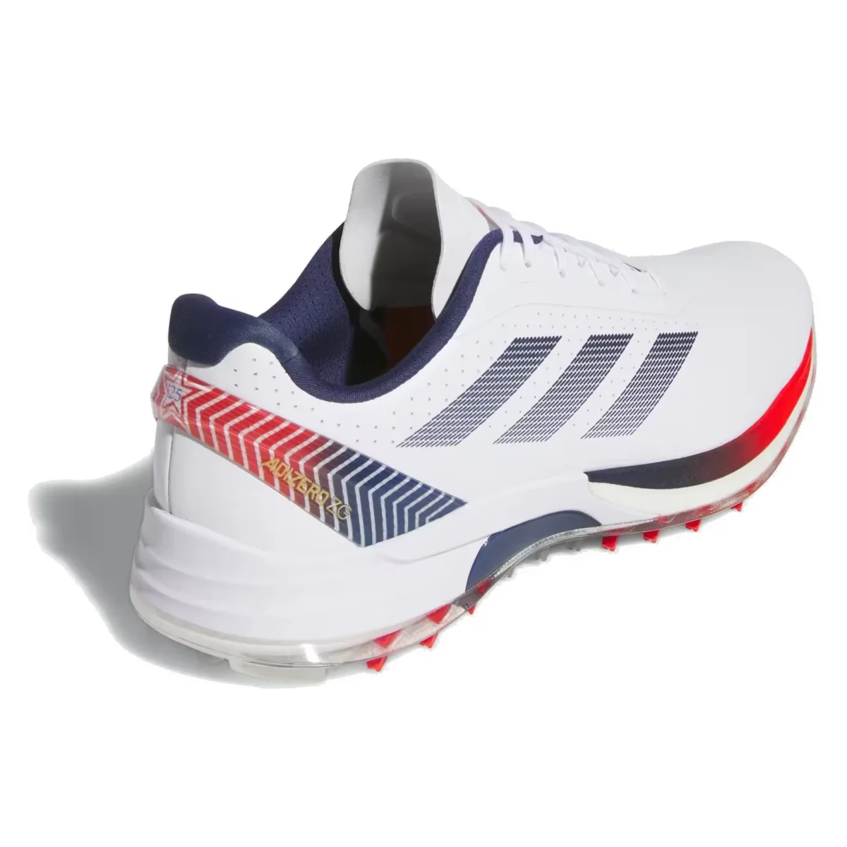 adidas Adizero ZG Spikeless Golf Cloud White Dark Blue Red