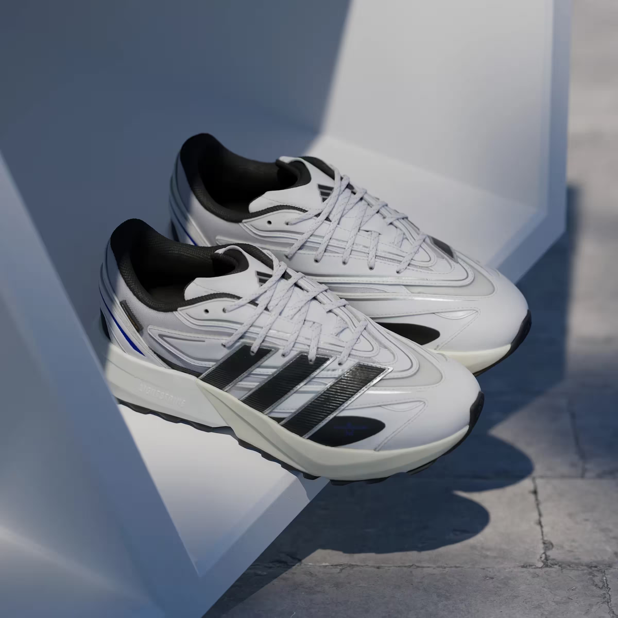 adidas Lightblaze ATR White Matte Silver Lucid Blue