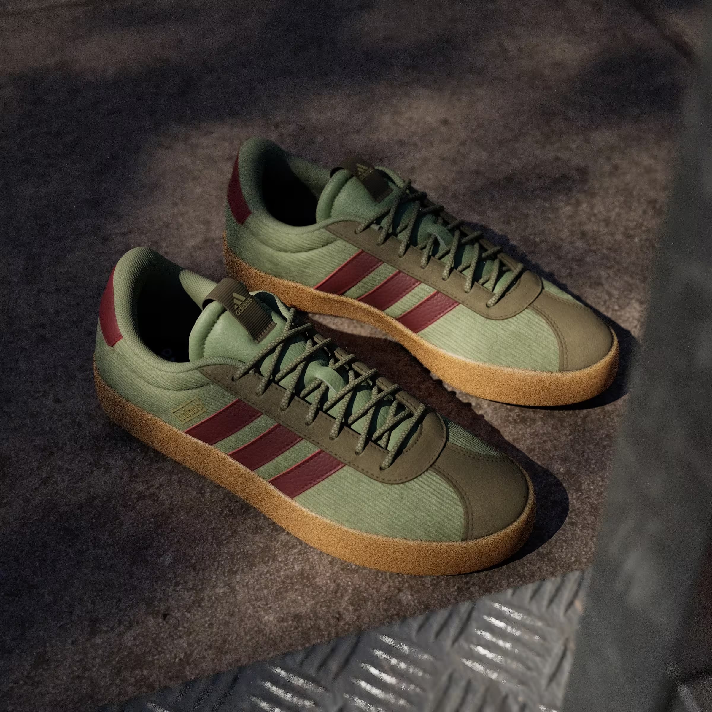 adidas VL Court 3.0 Tent Green Shadow Red