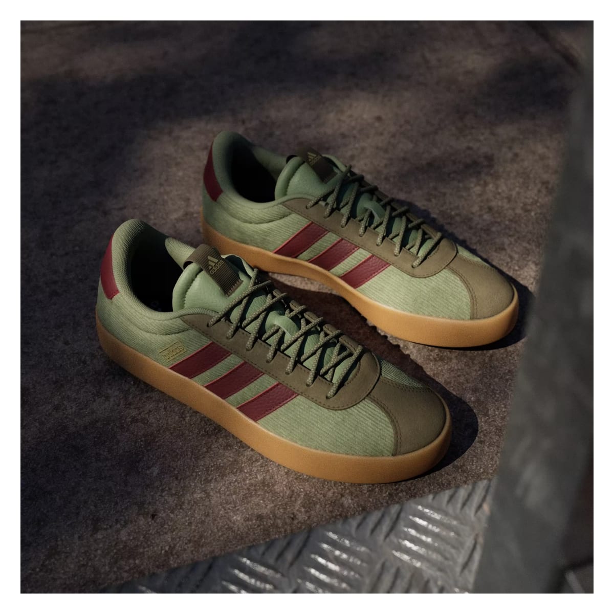 adidas VL Court 3.0 Tent Green Shadow Red