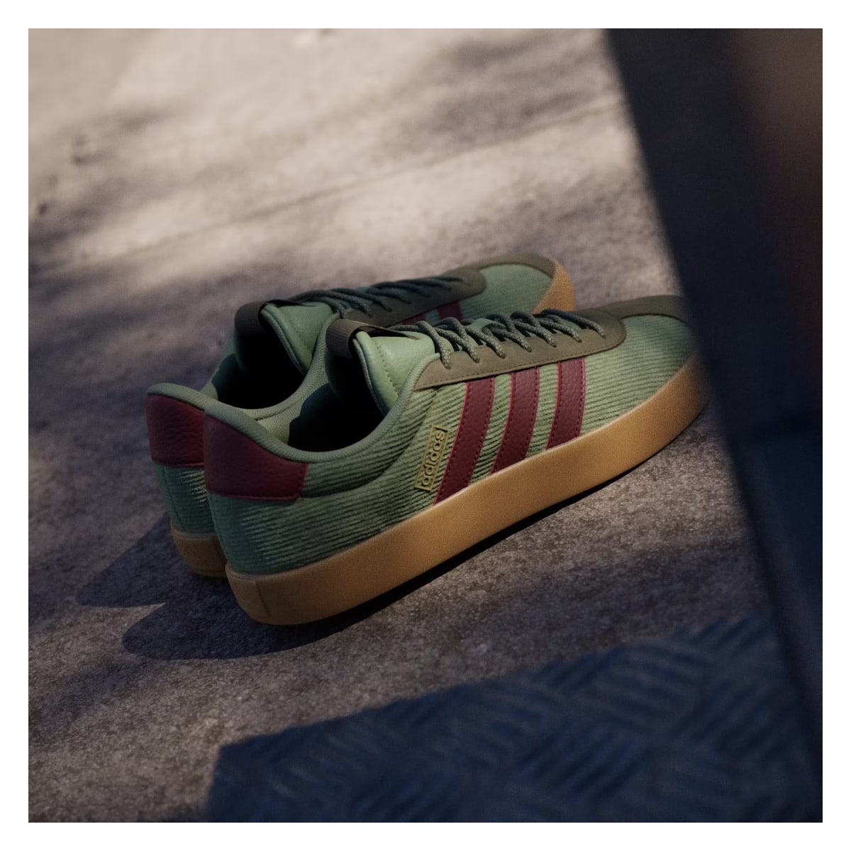adidas VL Court 3.0 Tent Green Shadow Red