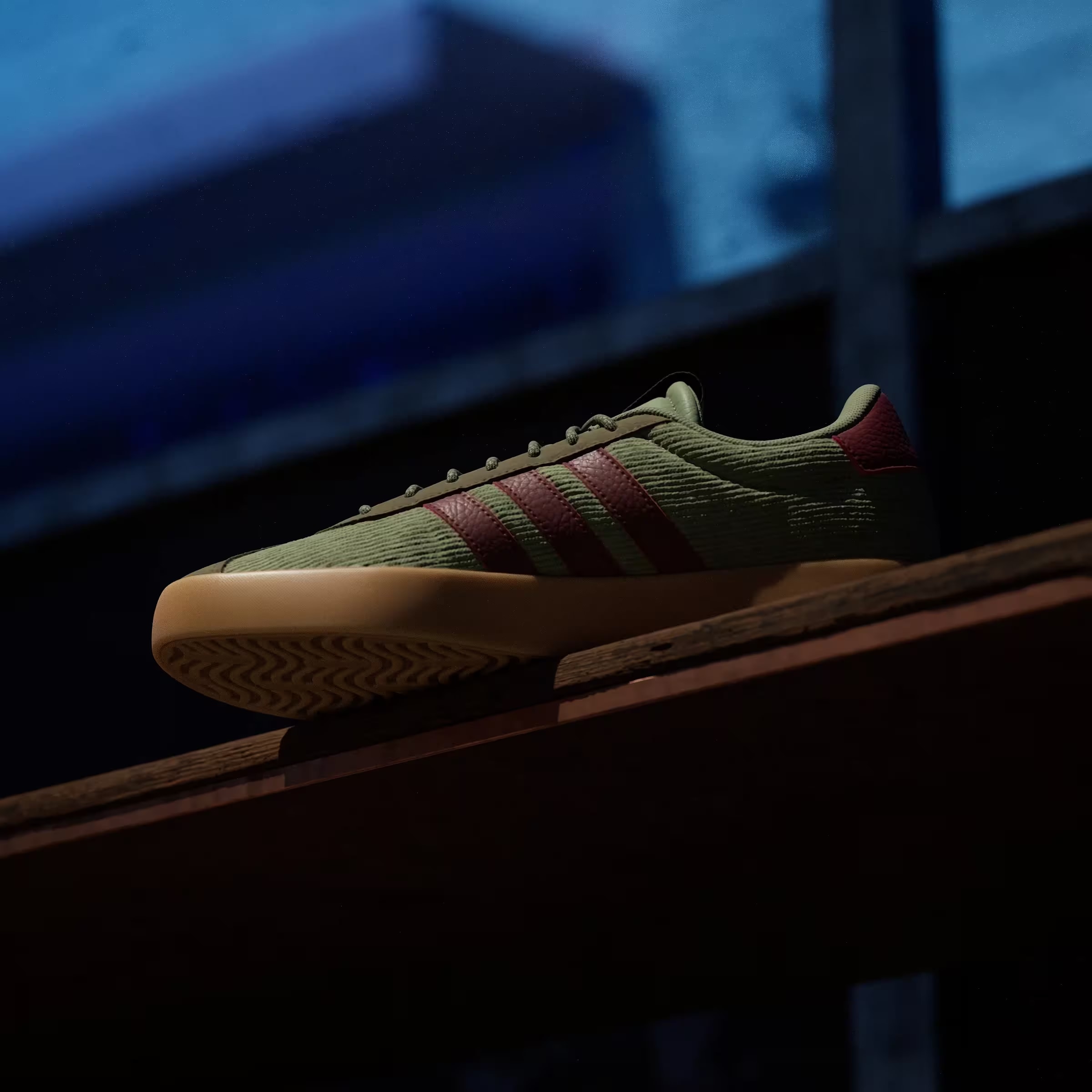 adidas VL Court 3.0 Tent Green Shadow Red