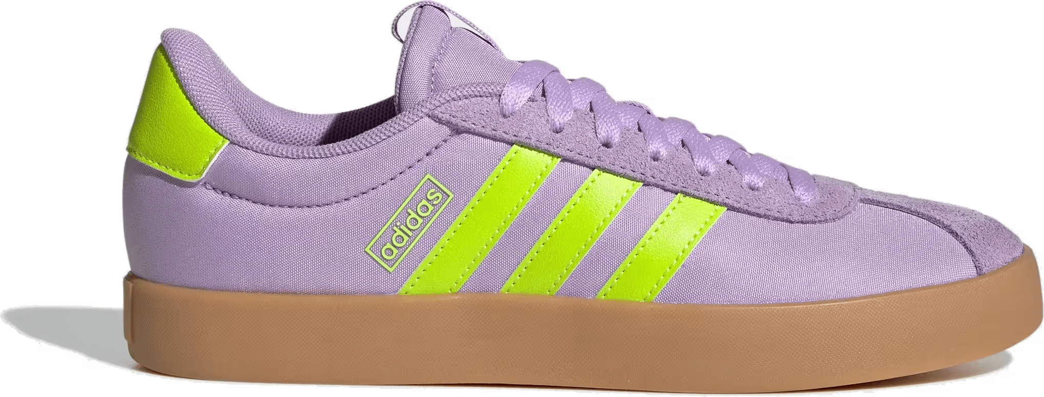 adidas VL Court 3.0 Powder Plum Solar Slime (Women's)