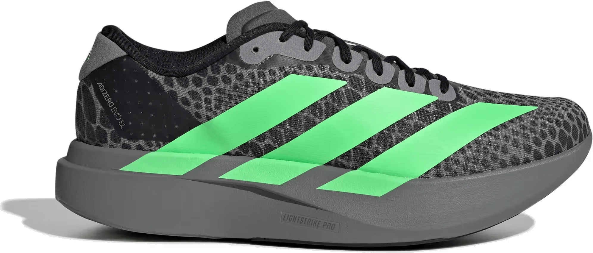 adidas Adizero Evo SL Grey Lime Burst Black