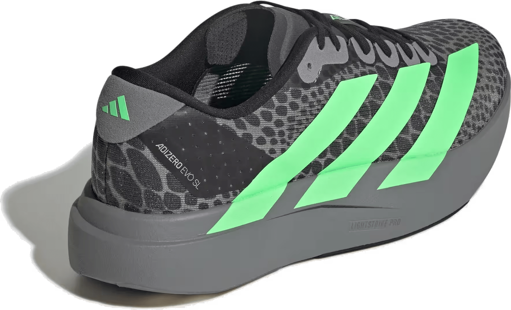 adidas Adizero Evo SL Grey Lime Burst Black
