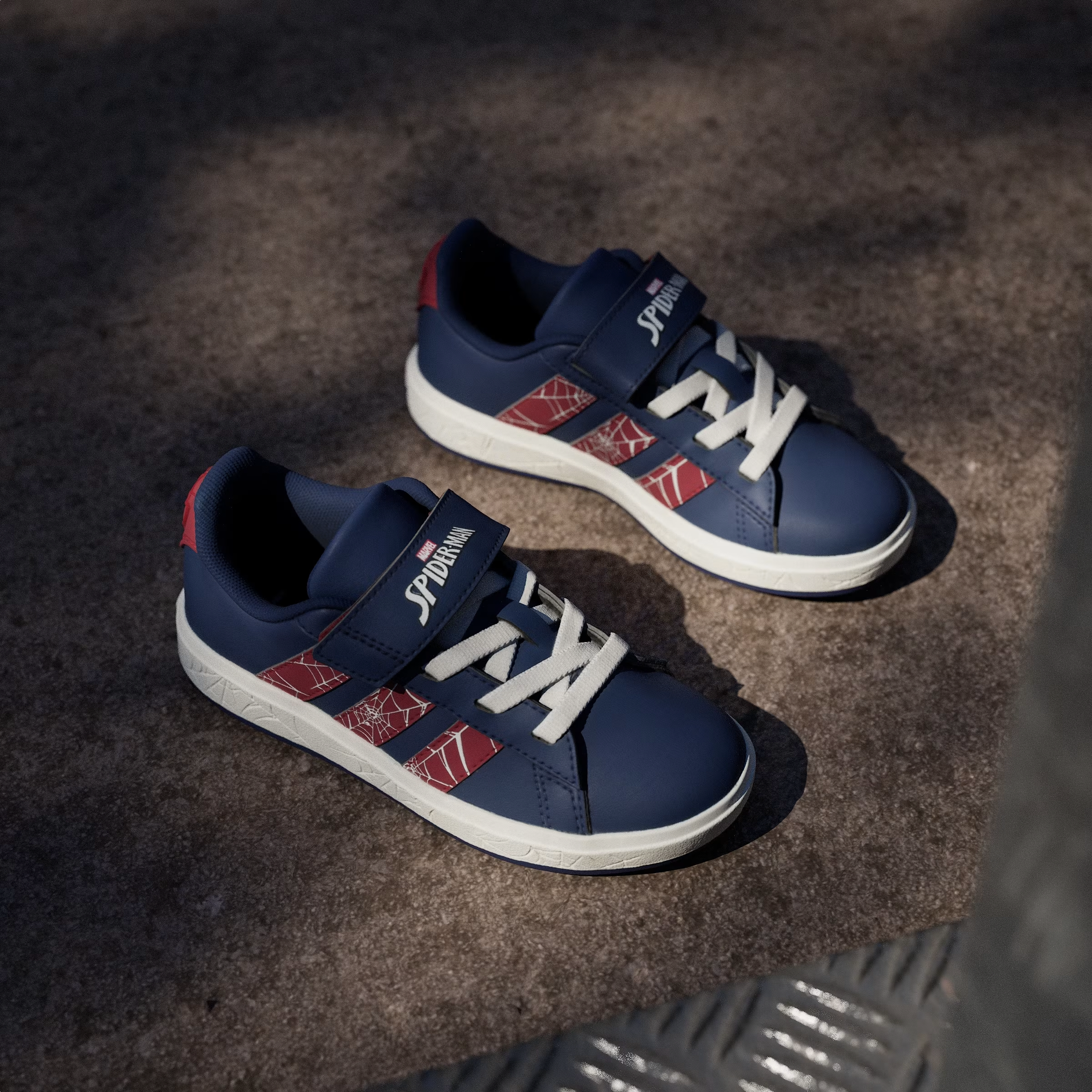 adidas Grand Court Marvel Spider-Man Dark Blue (GS)