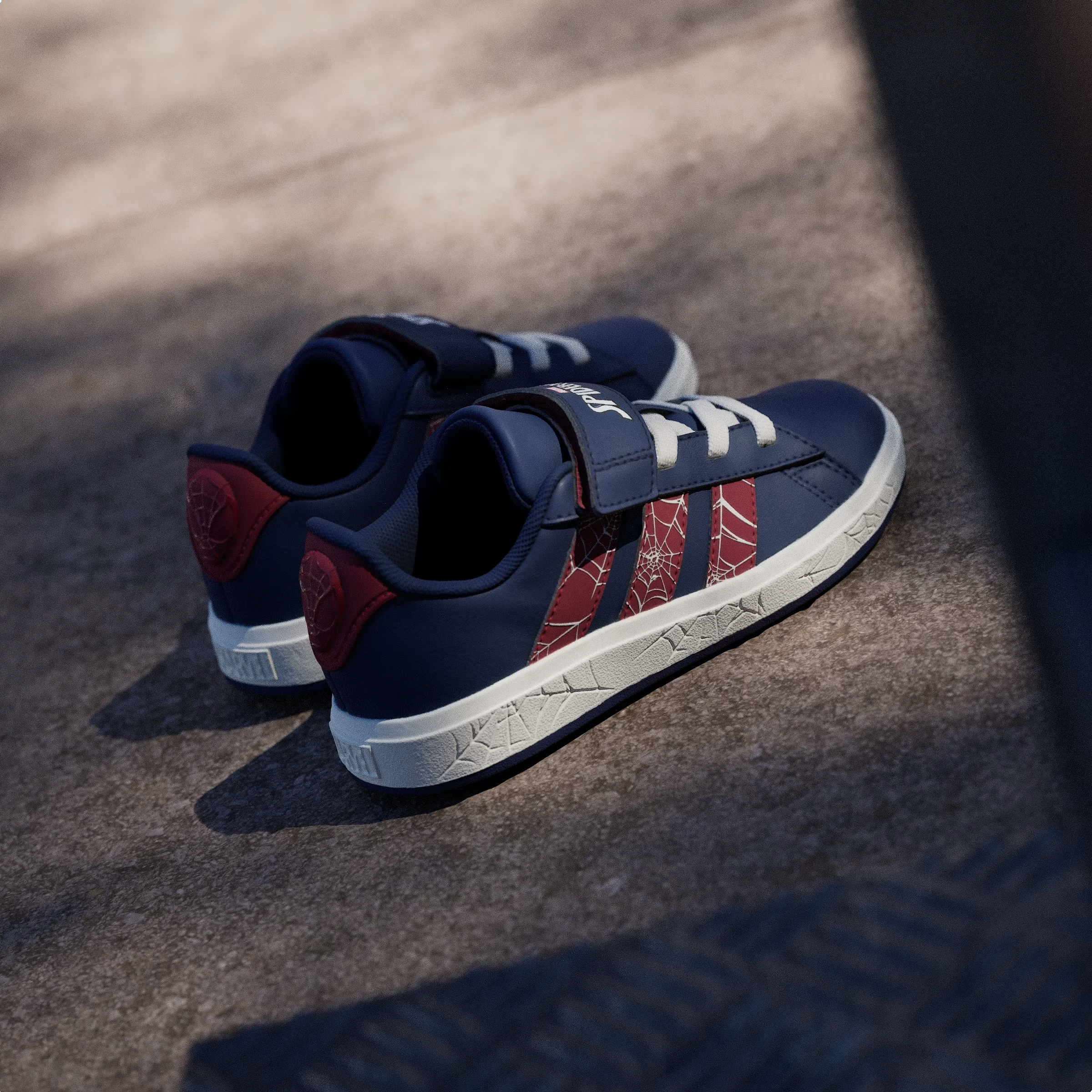 adidas Grand Court Marvel Spider-Man Dark Blue (GS)