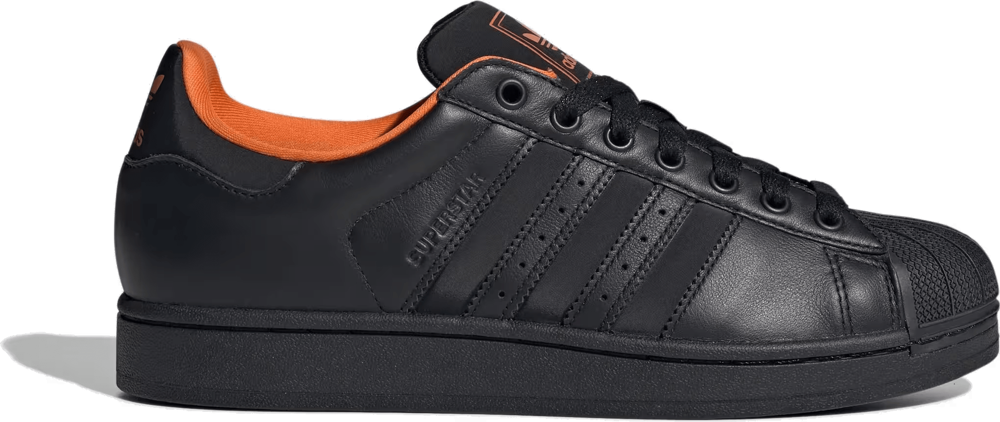adidas Superstar II Core Black Orange