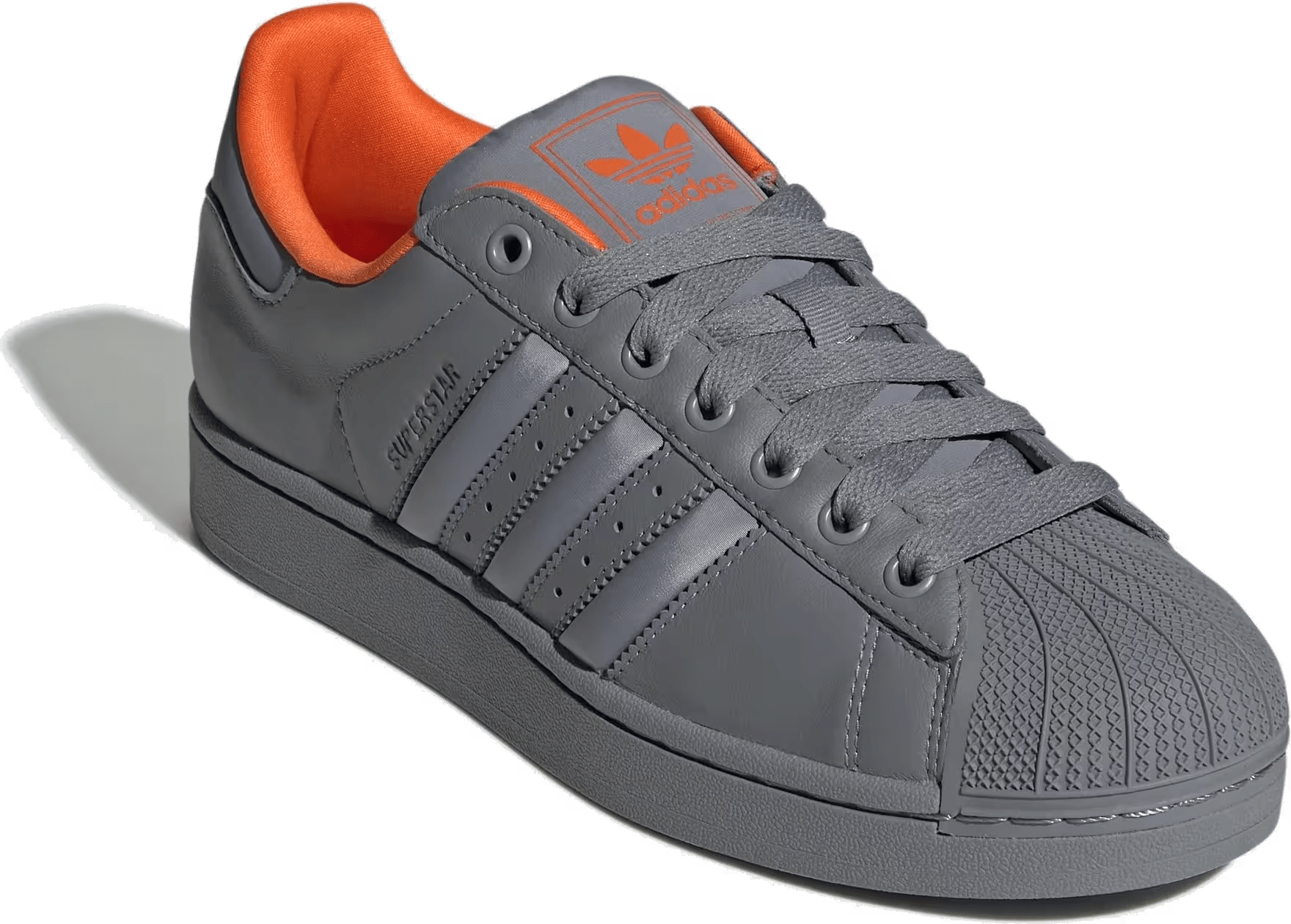 adidas Superstar II Grey Orange