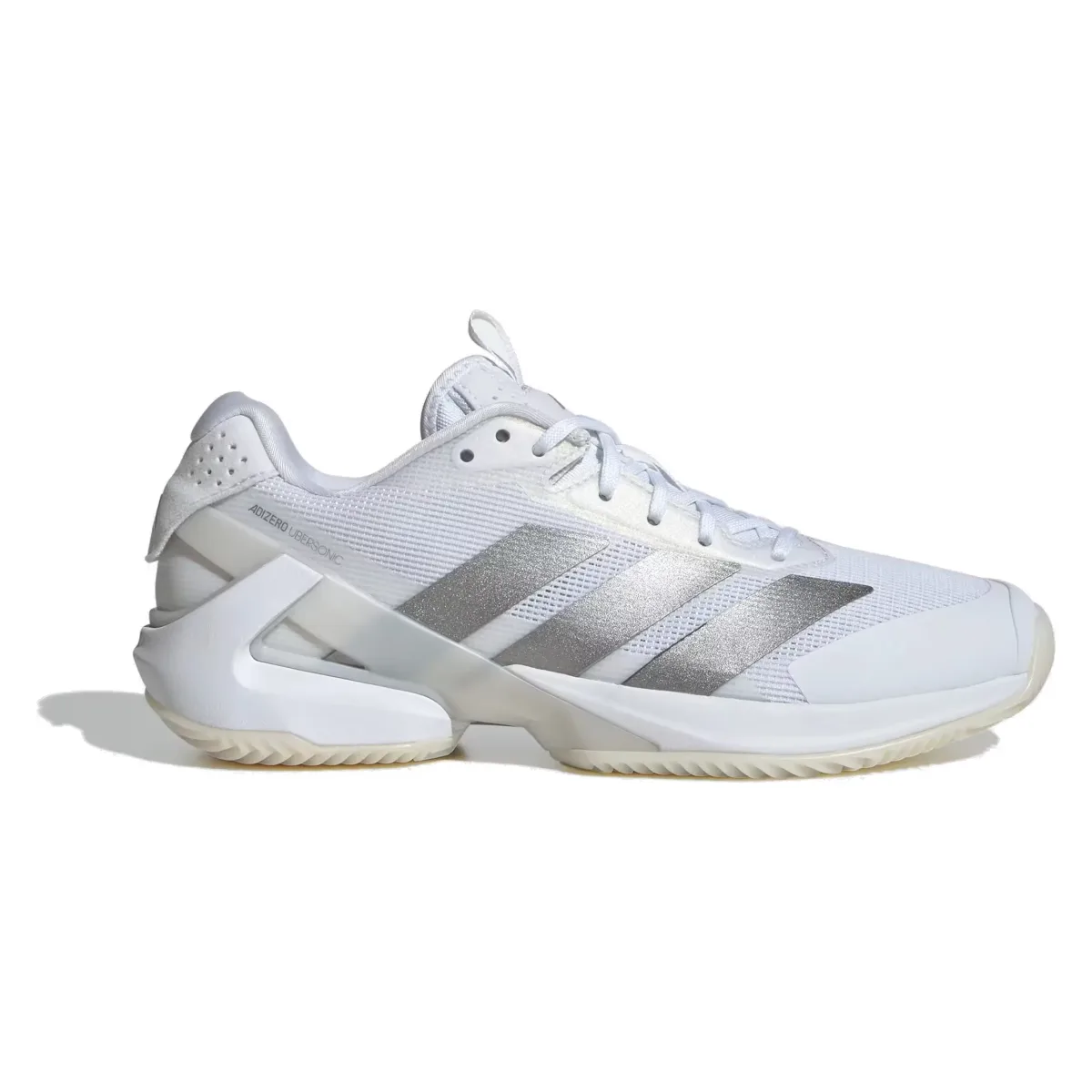 adidas Adizero Ubersonic 5 Clay Cloud White Silver Metallic (Women's)
