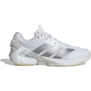adidas Adizero Ubersonic 5 Clay Cloud White Silver Metallic (Women's)
