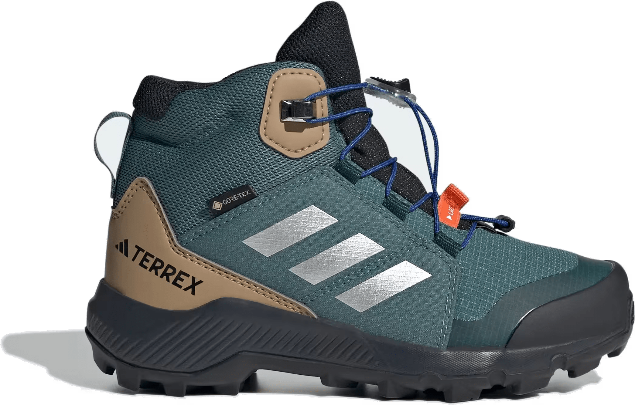 adidas Terrex Mid Gore-Tex Preloved Teal Silver Metallic Semi Lucid Blue (GS)