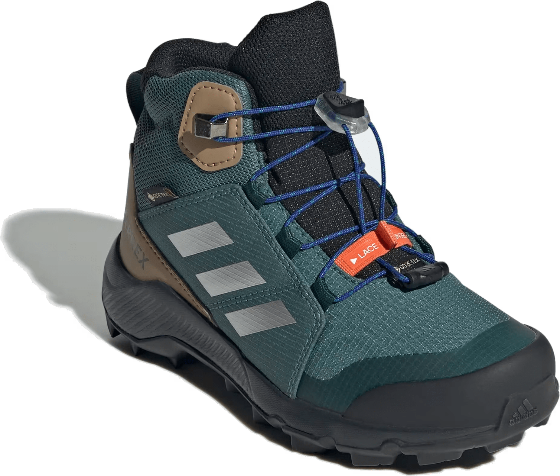 adidas Terrex Mid Gore-Tex Preloved Teal Silver Metallic Semi Lucid Blue (GS)