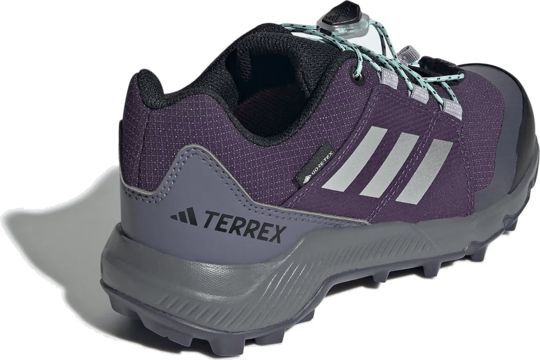 adidas Terrex Gore-Tex Aurora Plum Silver Metallic Semi Flash Aqua (GS)