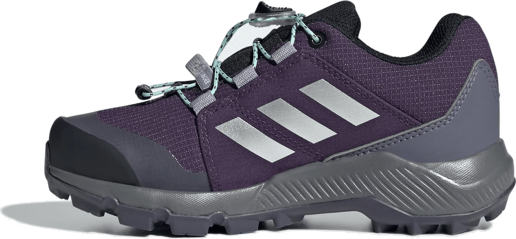 adidas Terrex Gore-Tex Aurora Plum Silver Metallic Semi Flash Aqua (GS)