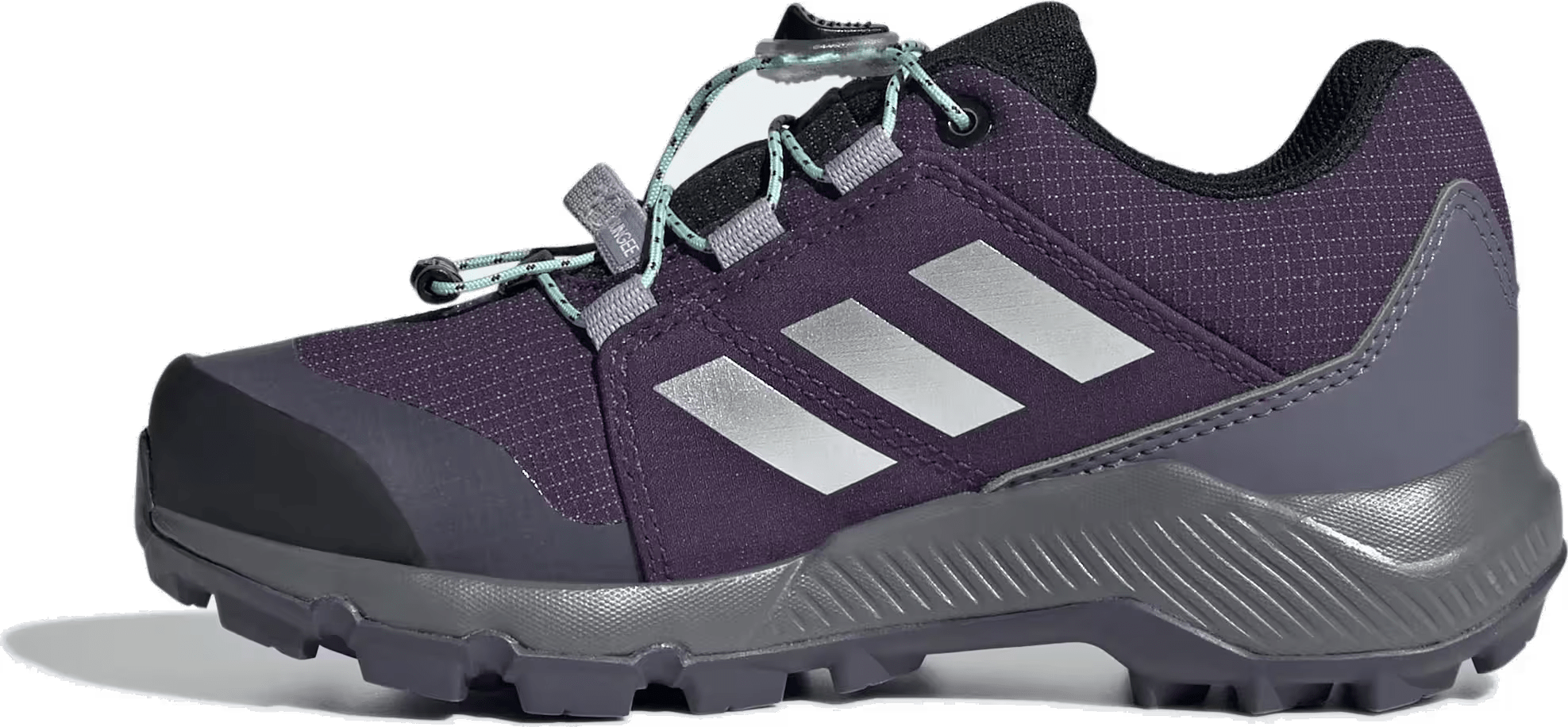 adidas Terrex Gore-Tex Aurora Plum Silver Metallic Semi Flash Aqua (GS)