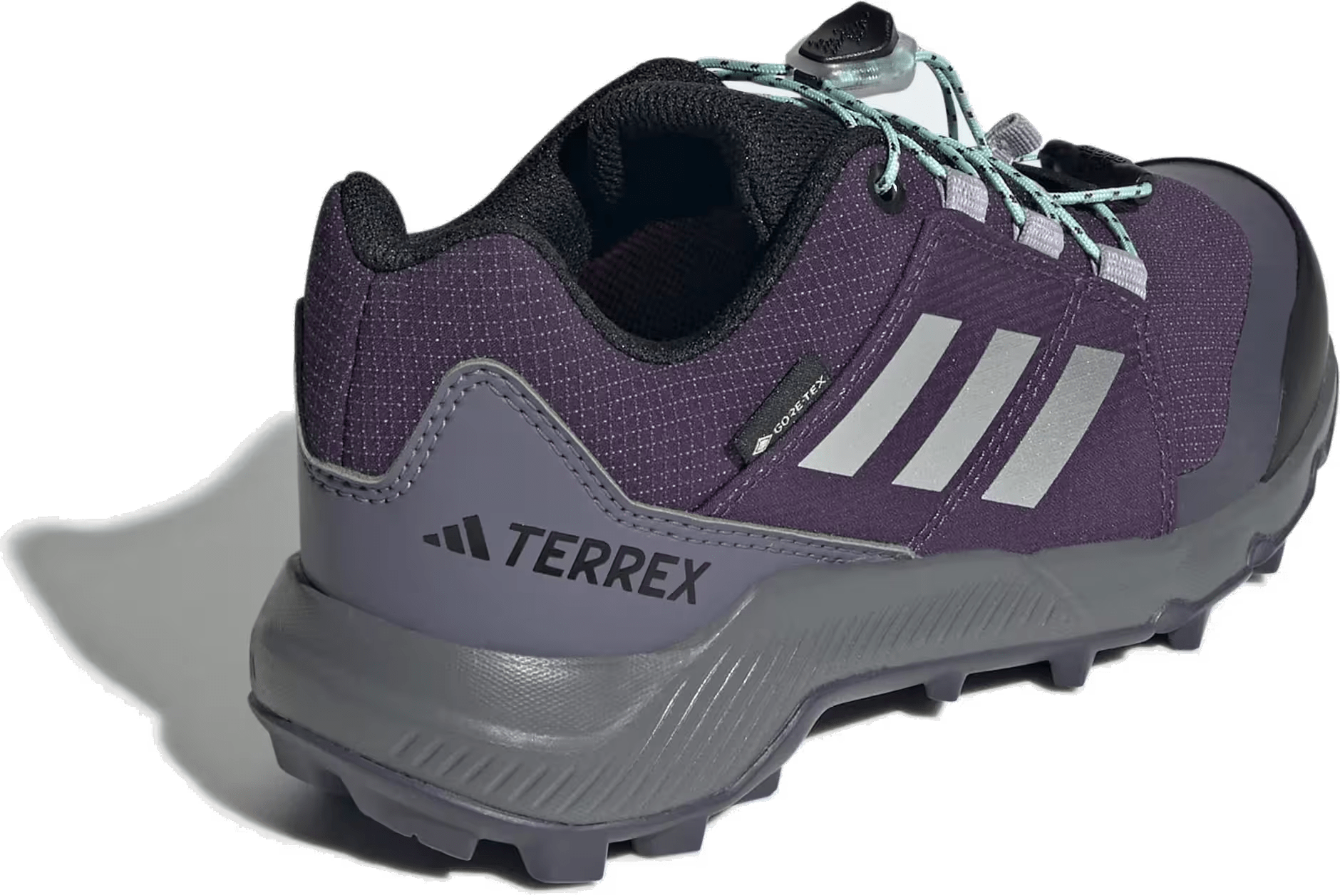 adidas Terrex Gore-Tex Aurora Plum Silver Metallic Semi Flash Aqua (GS)