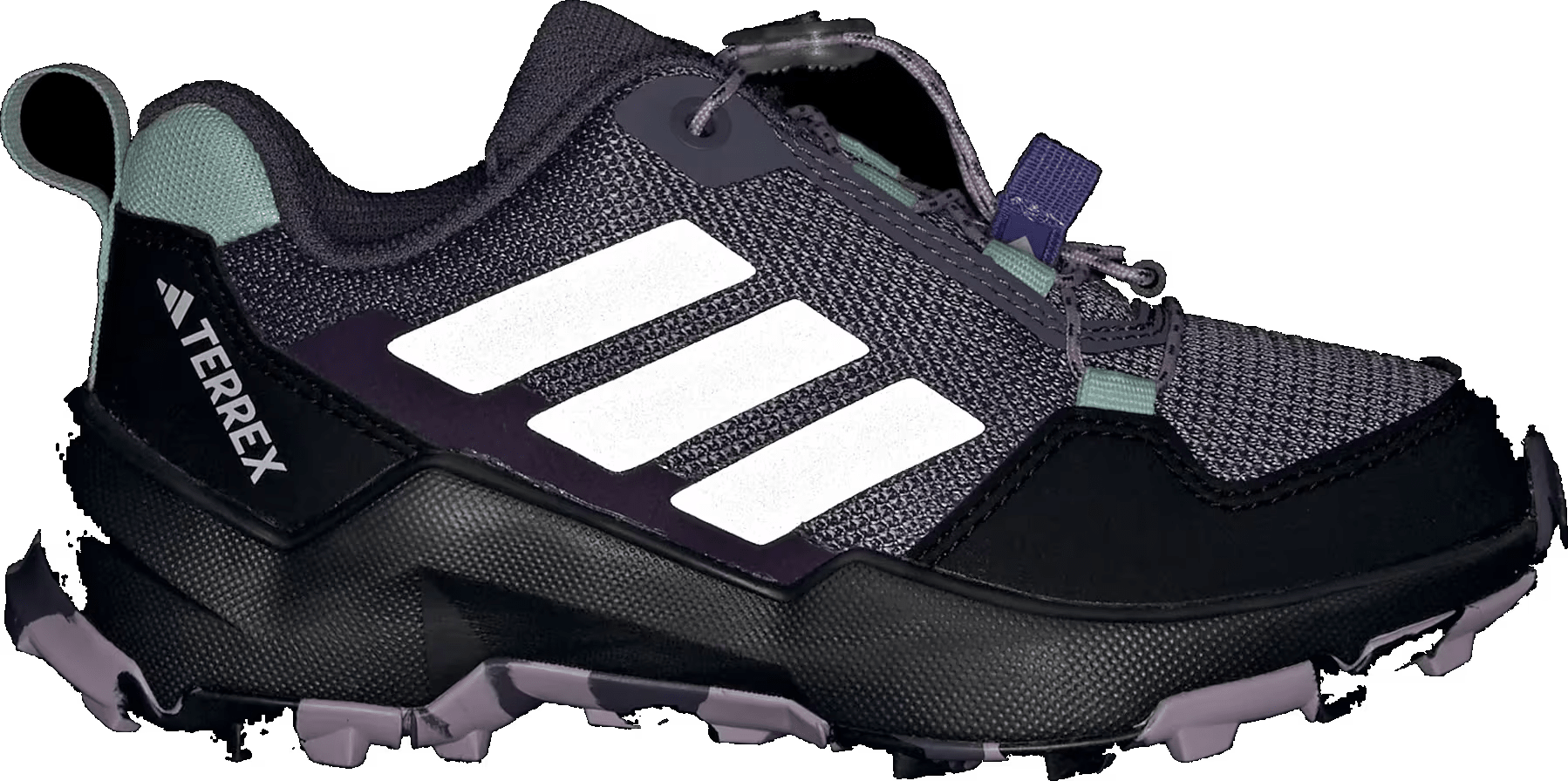 adidas Terrex AX4S Speed Lacing Preloved Violet Matte Silver Powder Plum (GS)