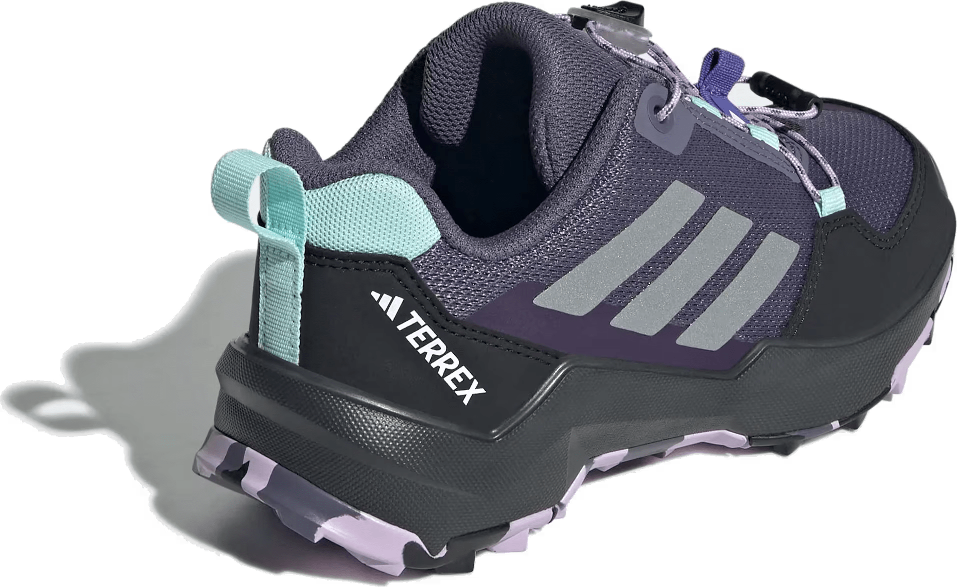 adidas Terrex AX4S Speed Lacing Preloved Violet Matte Silver Powder Plum (GS)
