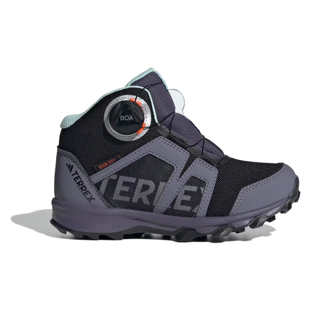 adidas Terrex BOA Mid Rain.RDY Core Black Cloud White Preloved Violet (GS)