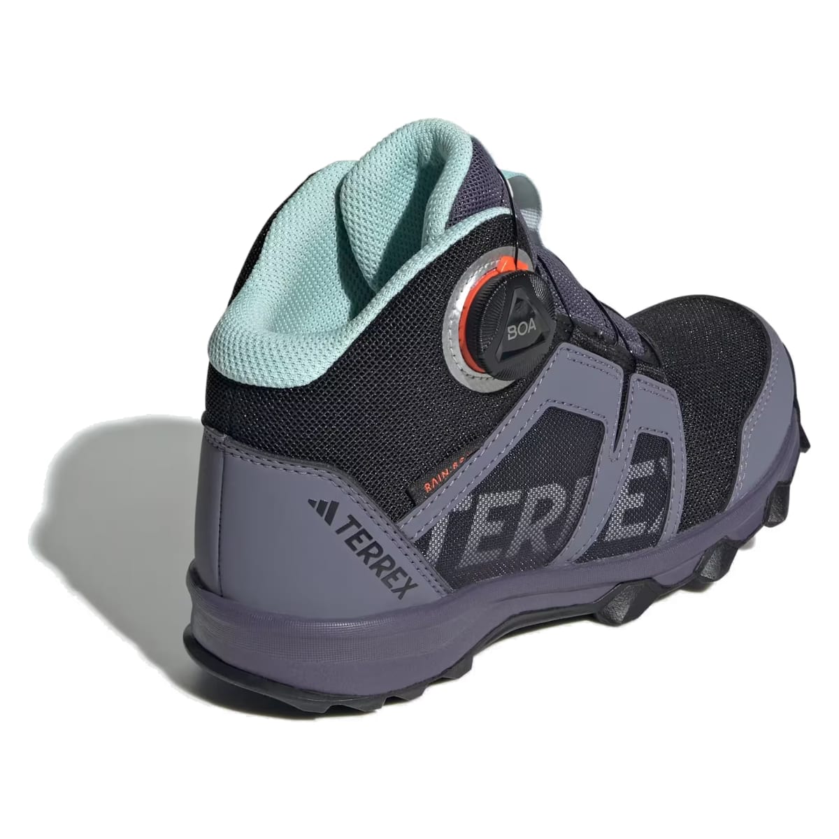 adidas Terrex BOA Mid Rain.RDY Core Black Cloud White Preloved Violet (GS)