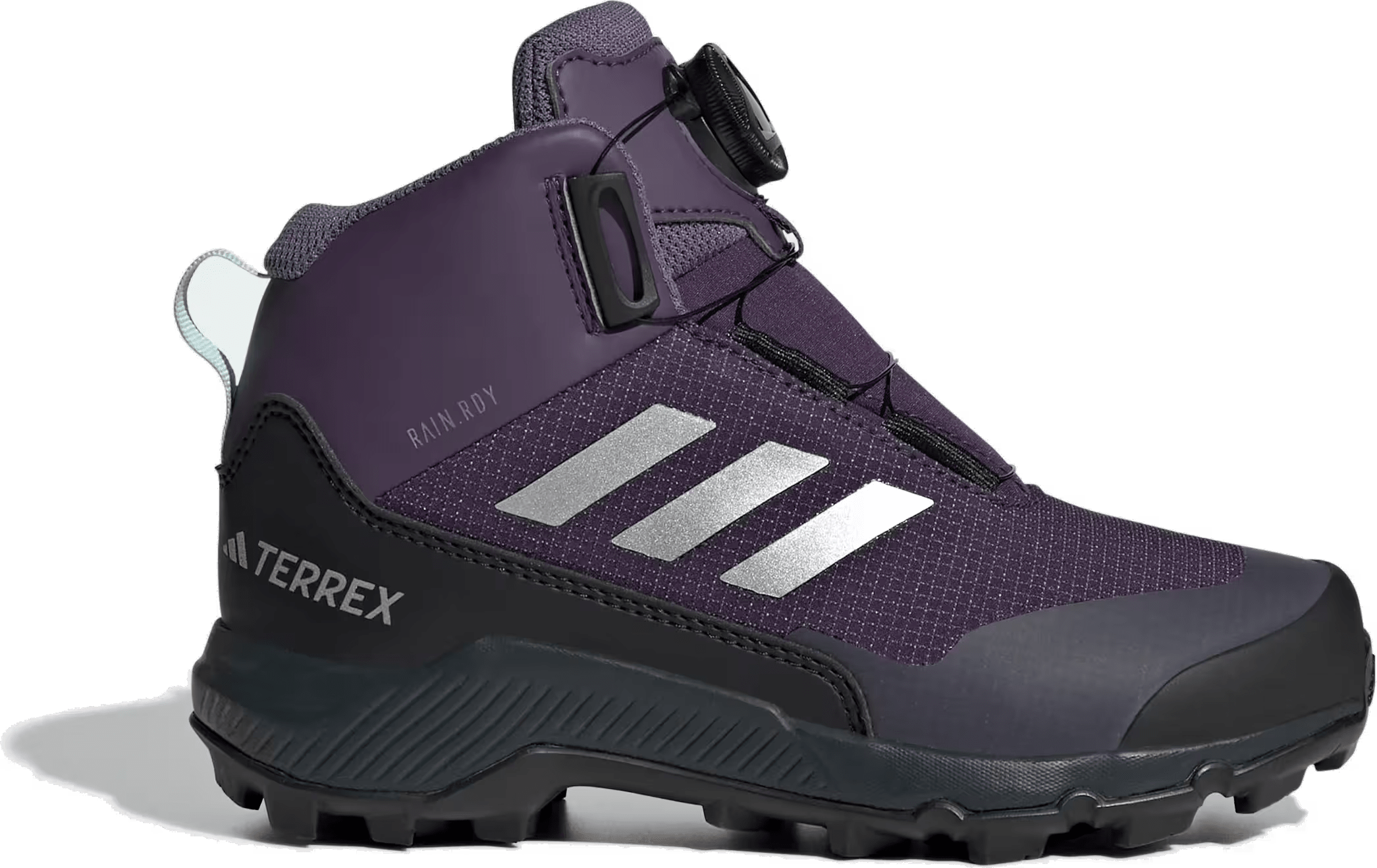 adidas Terrex Winter Mid BOA Rain.RDY Aurora Plum Matte Silver (GS)