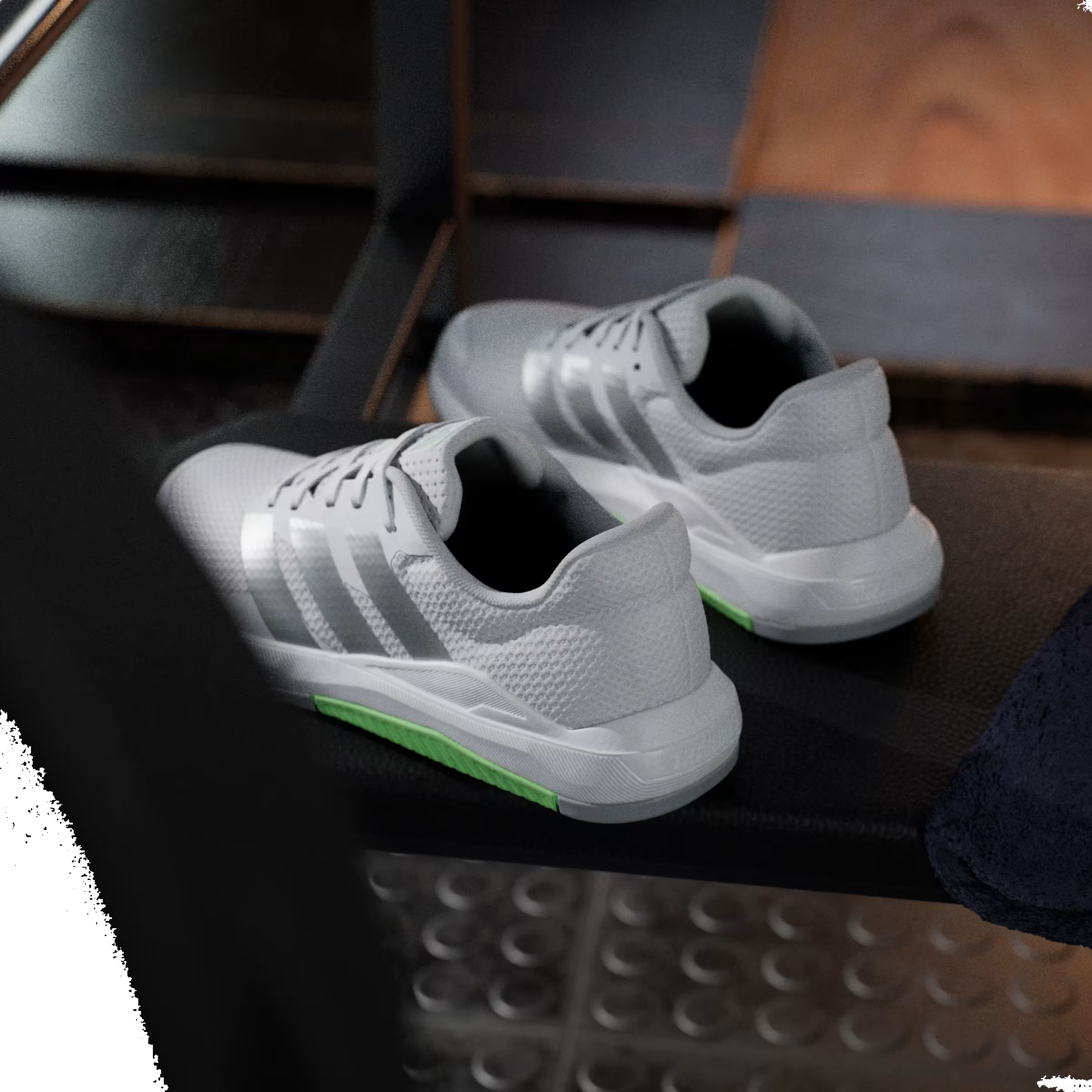 adidas Dropset Base Cloud White Matte Silver Lime Burst (Women's)