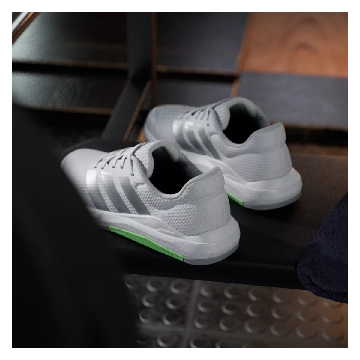 adidas Dropset Base Cloud White Matte Silver Lime Burst (Women's)