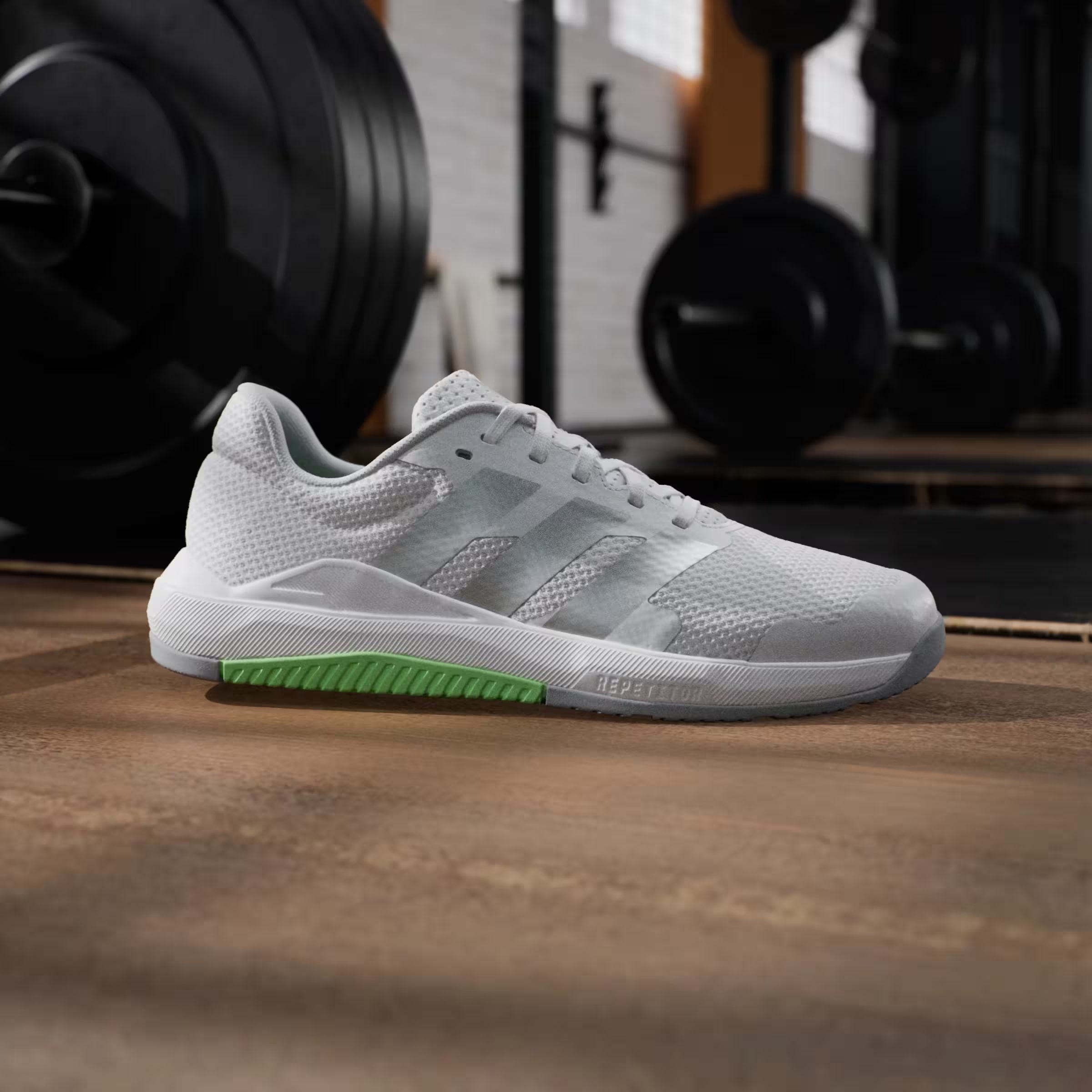 adidas Dropset Base Cloud White Matte Silver Lime Burst (Women's)