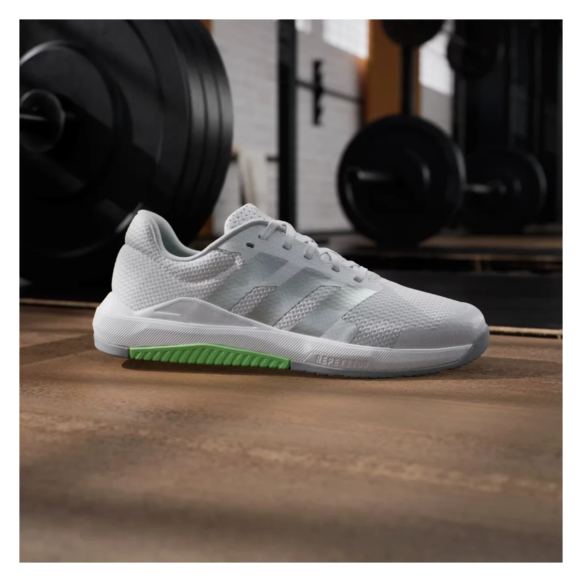adidas Dropset Base Cloud White Matte Silver Lime Burst (Women's)