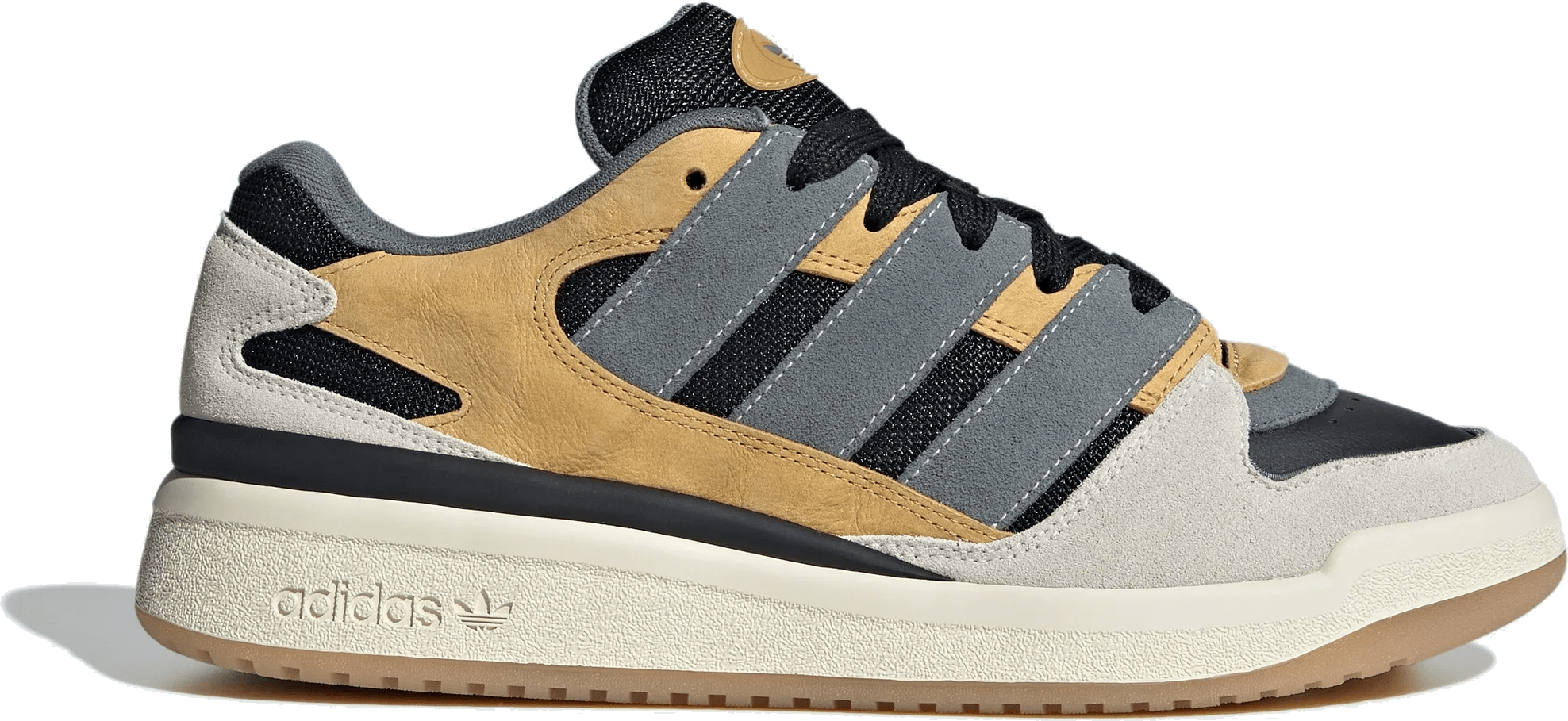 adidas Forum Puffed Black Oat Off White