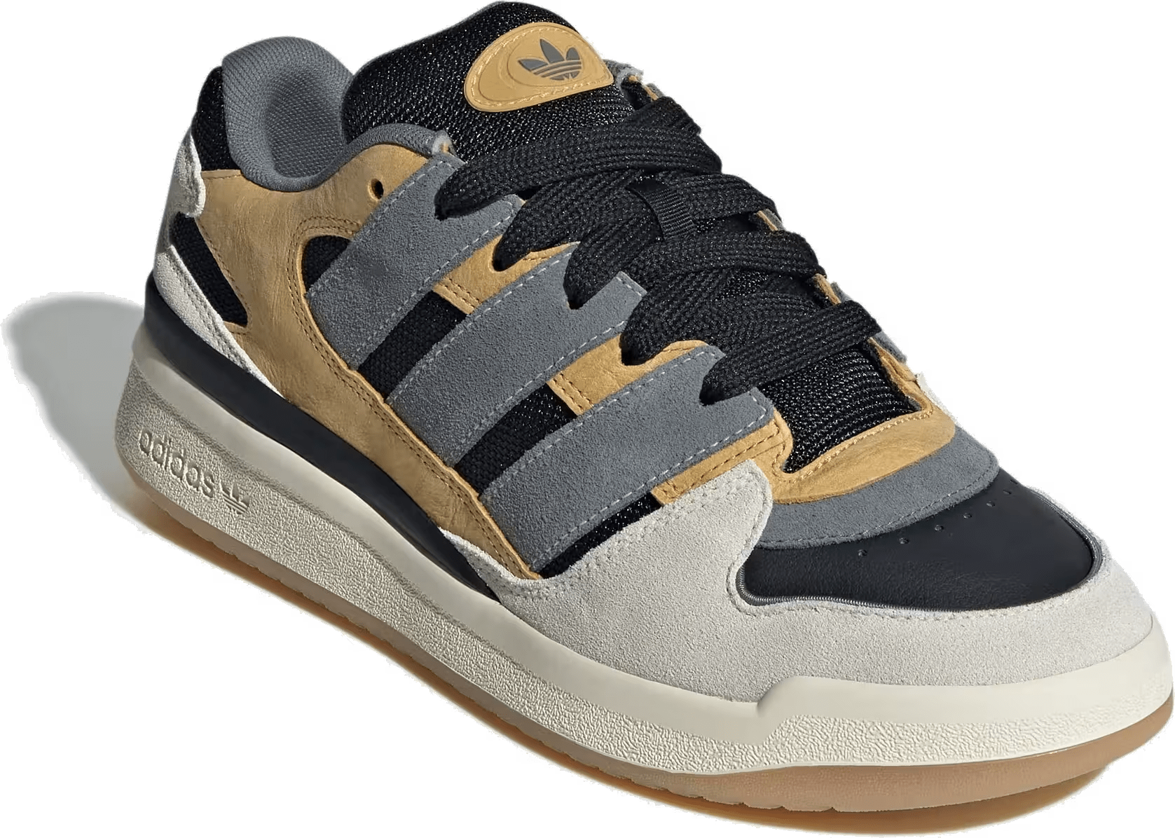 adidas Forum Puffed Black Oat Off White