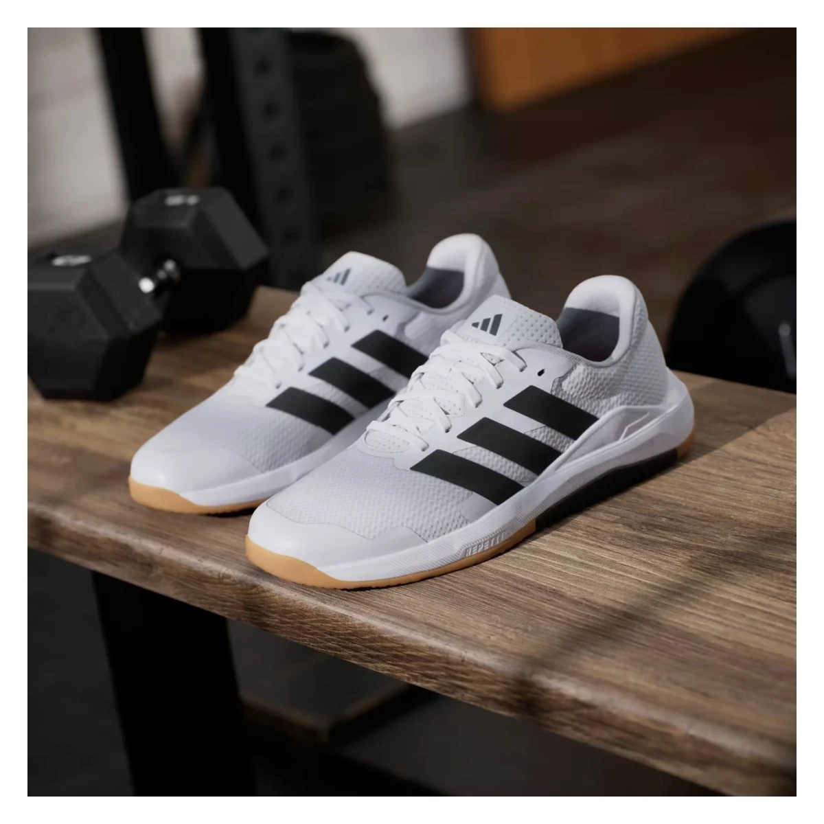 adidas Dropset Base Cloud White Core Black Lucid Red