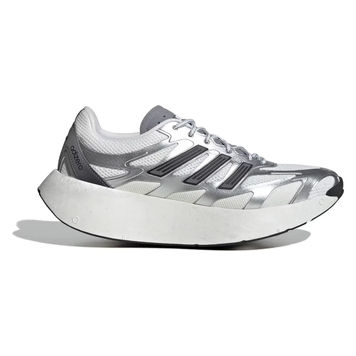 adidas Adizero Aruku Silver Metallic Crystal White Grey Three