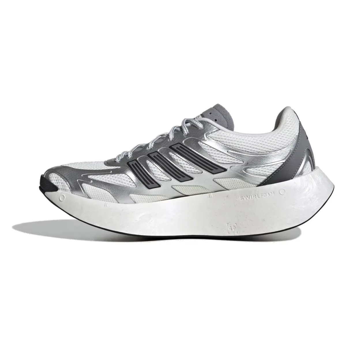 adidas Adizero Aruku Silver Metallic Crystal White Grey Three
