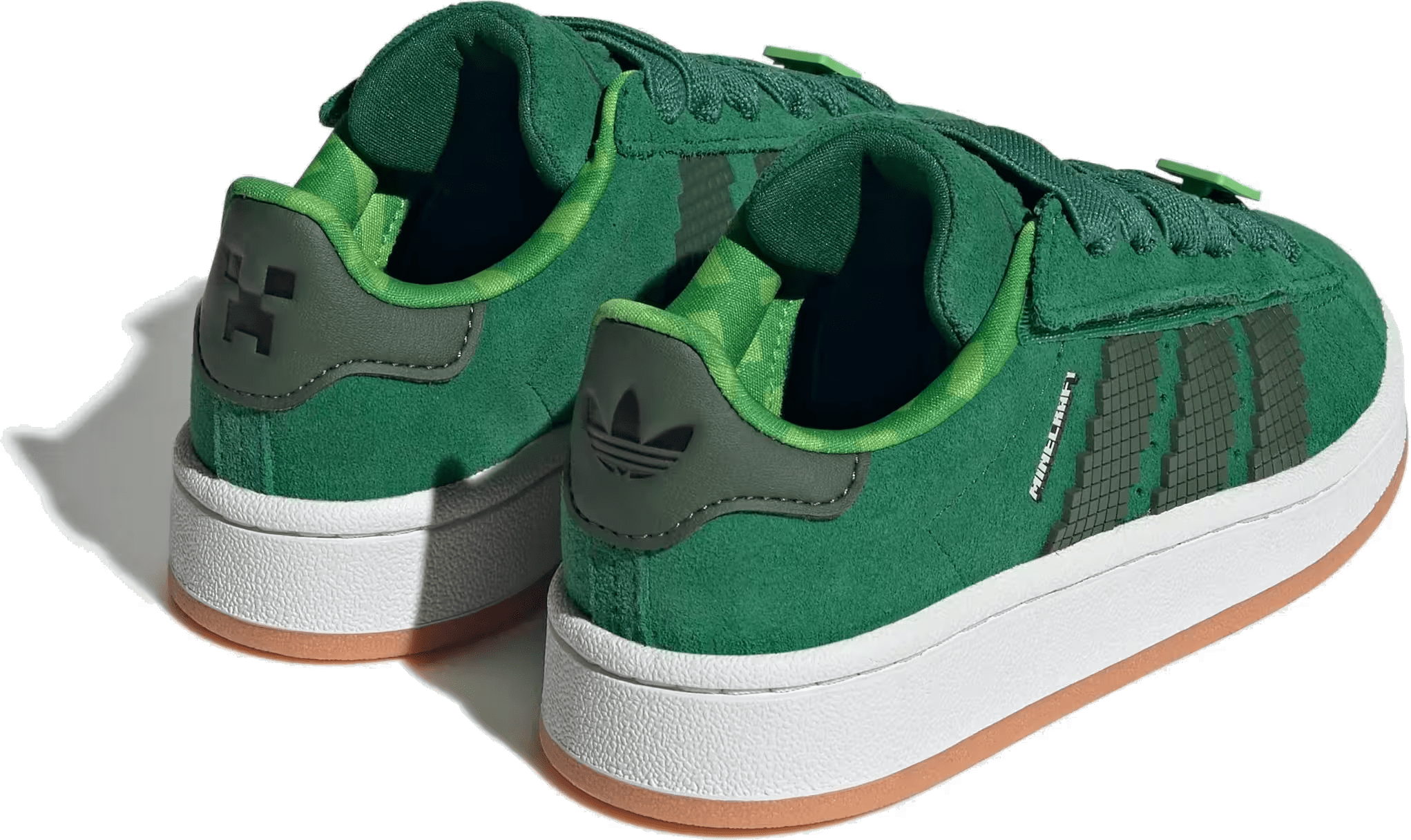 adidas Campus 00s Comfort Closure Minecraft Camp Green Black White Gum (PS)