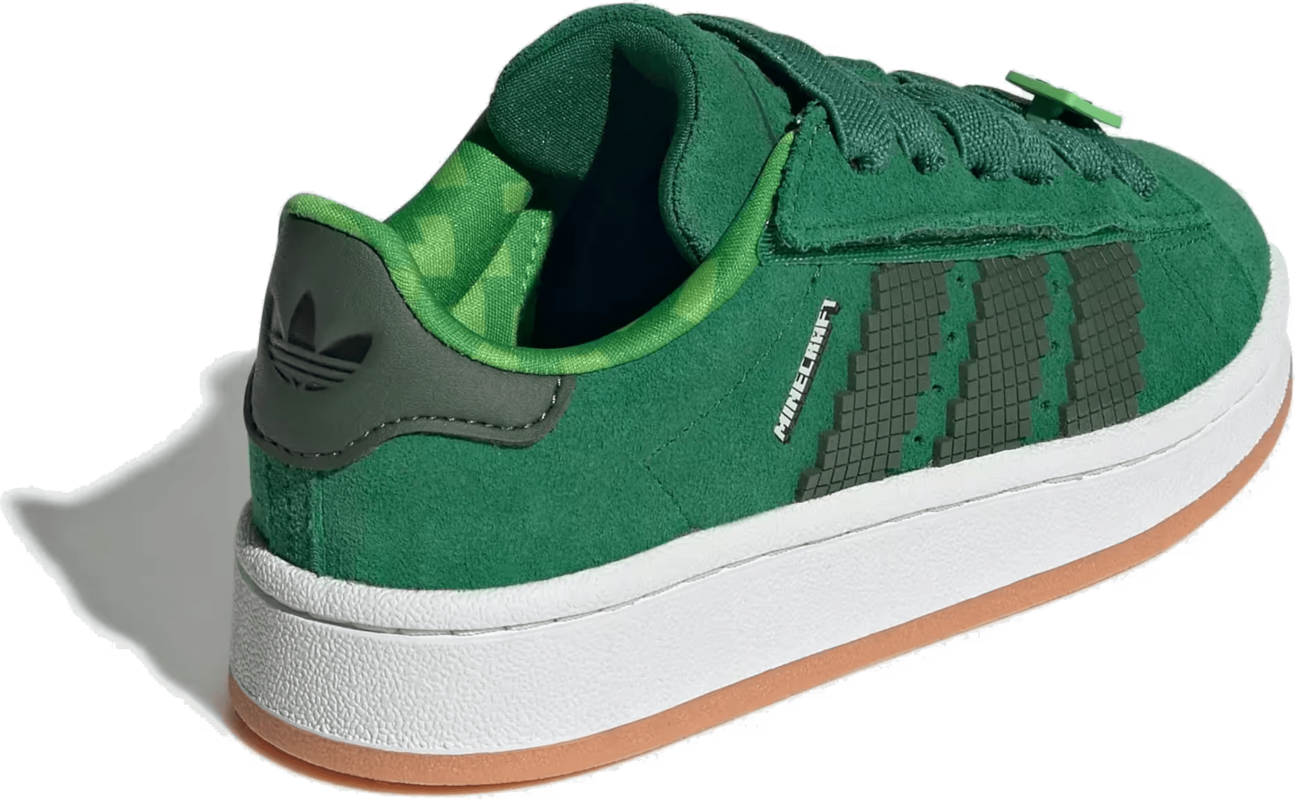 adidas Campus 00s Comfort Closure Minecraft Camp Green Black White Gum (PS)