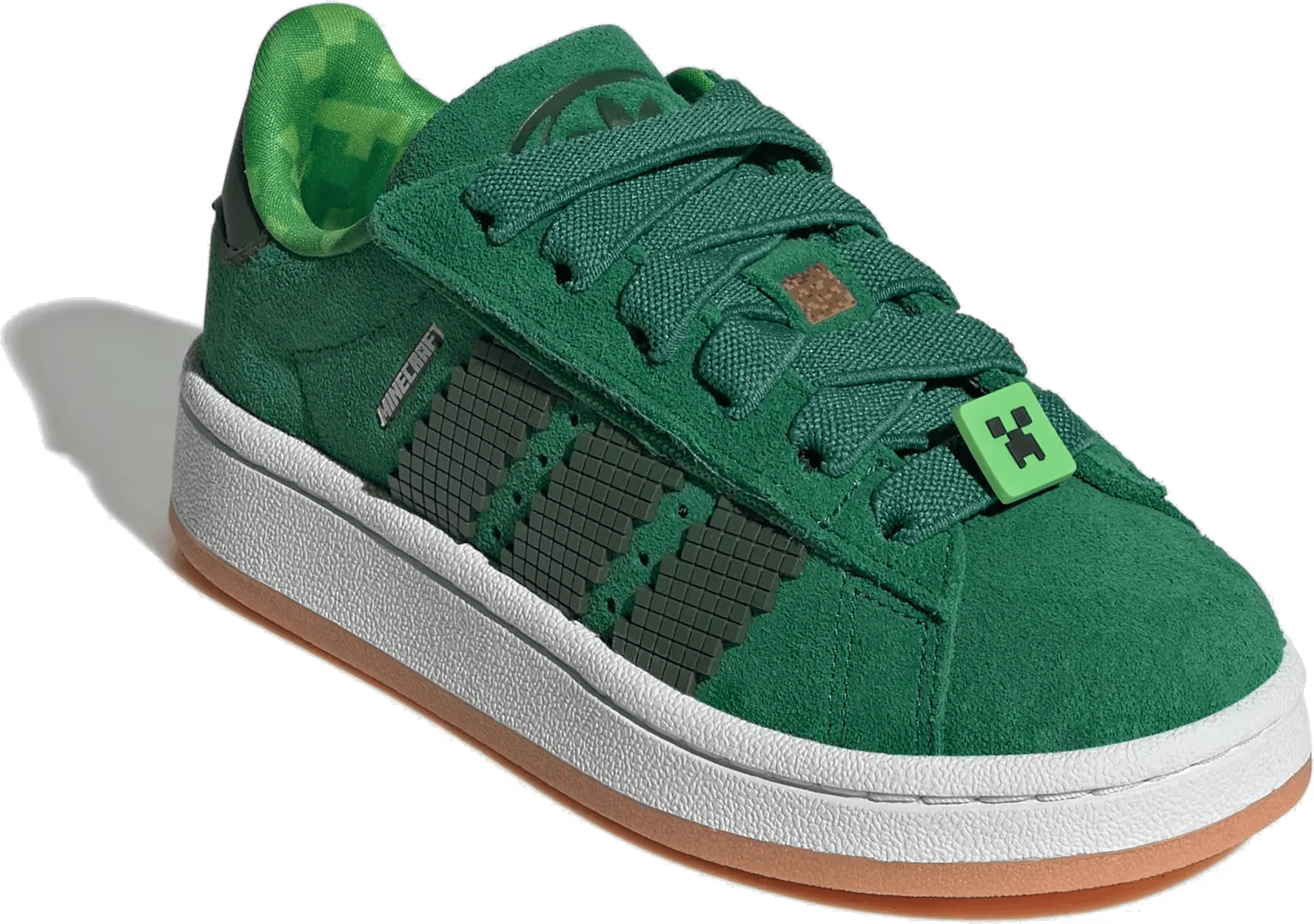 adidas Campus 00s Comfort Closure Minecraft Camp Green Black White Gum (PS)