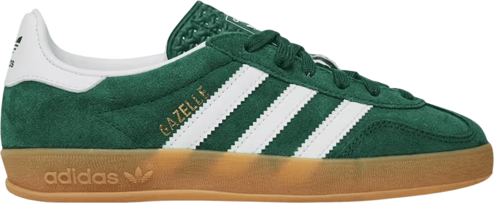 adidas Gazelle Indoor Collegiate Green Cloud White Gum (GS)